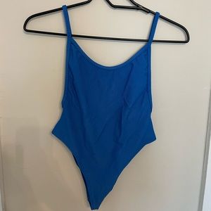 Frankie’s Bikinis Ribbed One Piece Swimsuit